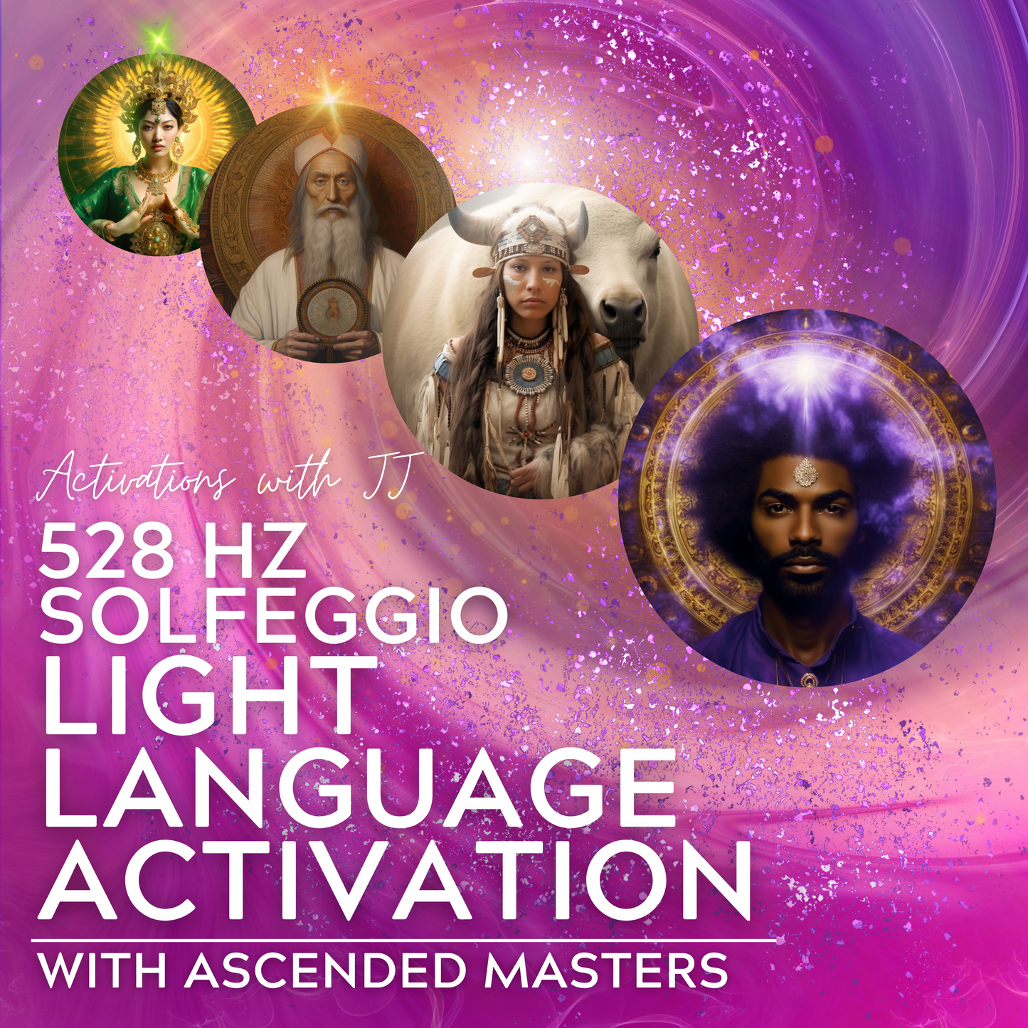 528 hZ Solfeggio Light Language Activation with Ascended Masters